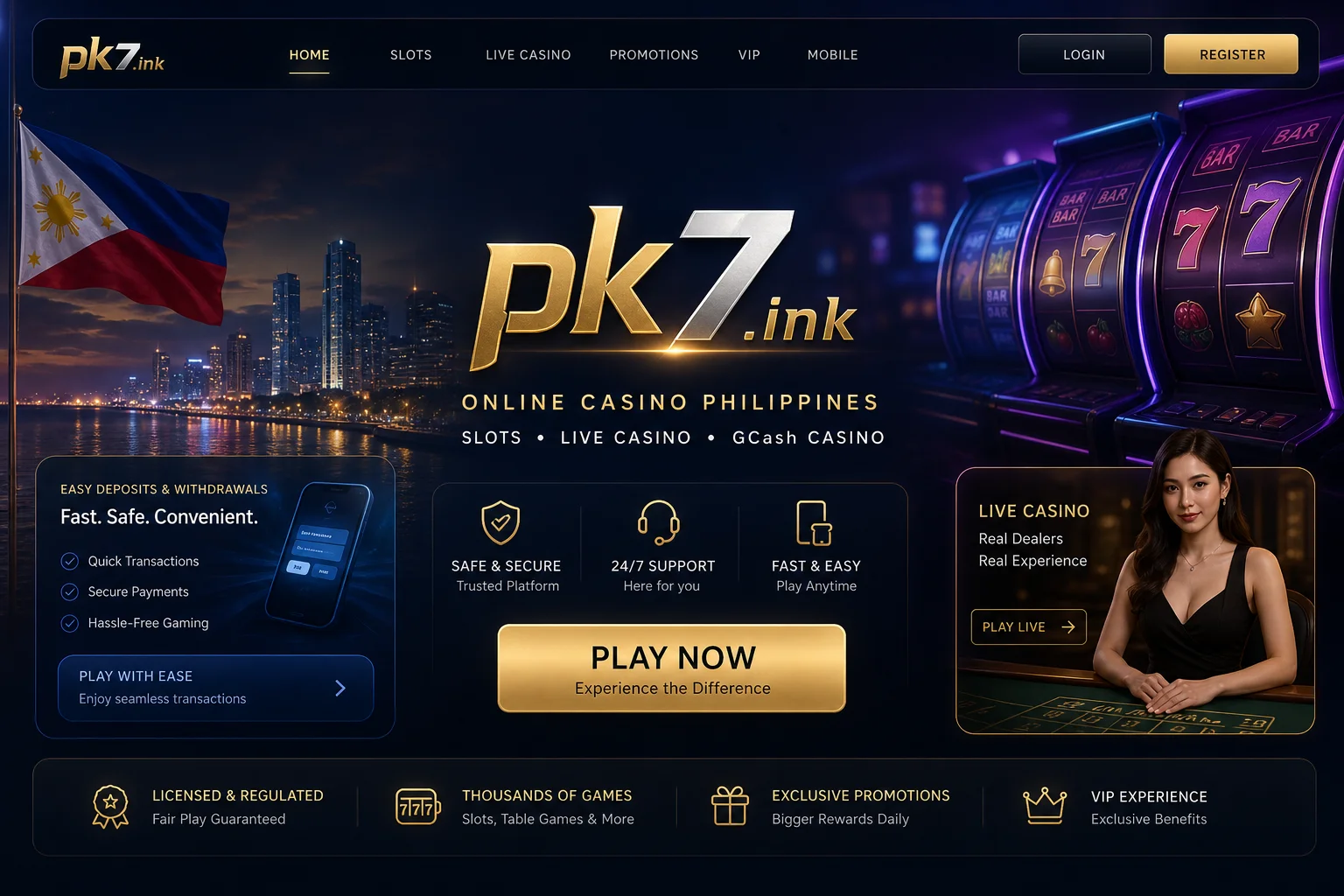 pk7.ink Home | Online Casino Philippines, GCash Casino, Slots, Live Casino 56 pk7 home 4